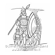 God - warriors b&w